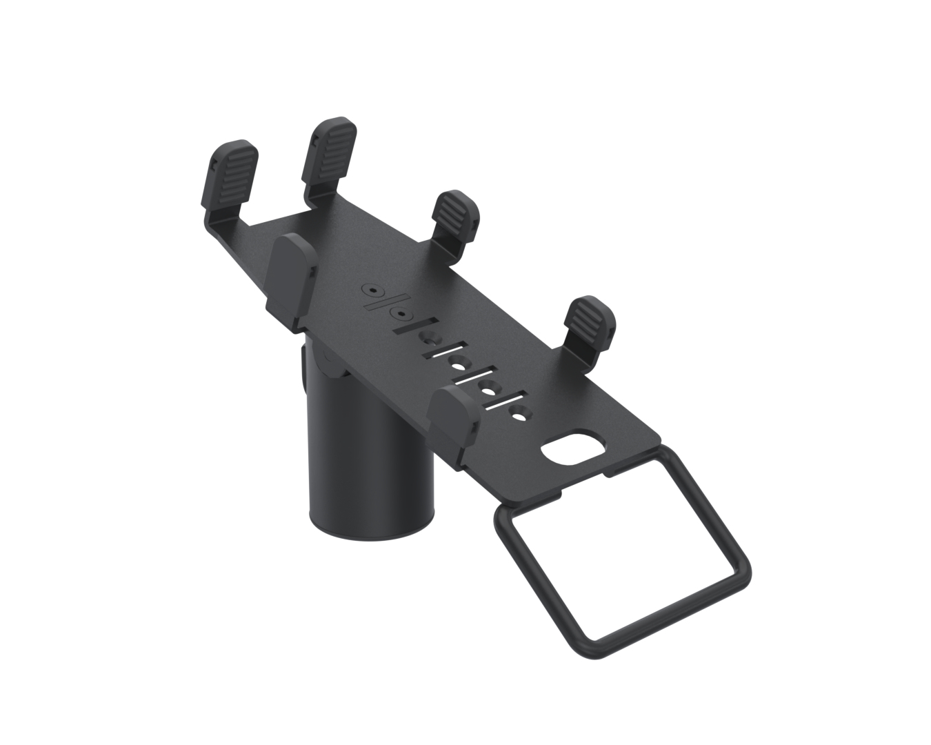 SpacePole Payment ING3600-DM-02 accesorio para terminal de punto de venta Montaje POS Negro Metal