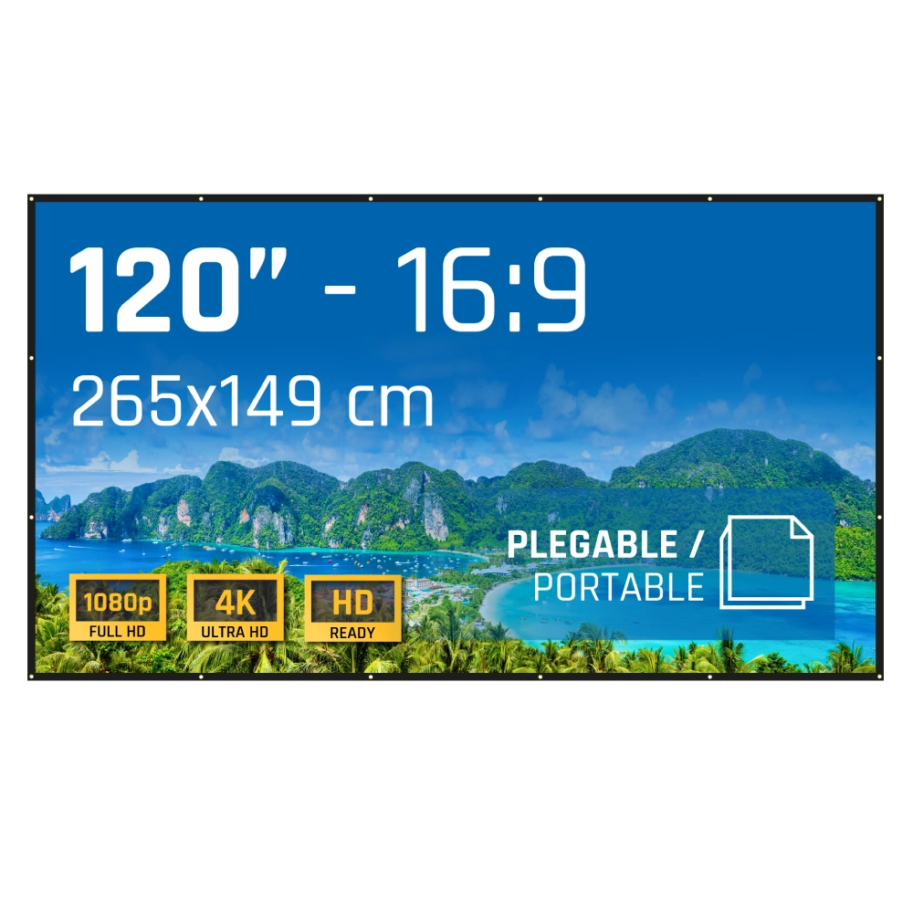 Pantalla plegable ECO-COST 120" 16:9