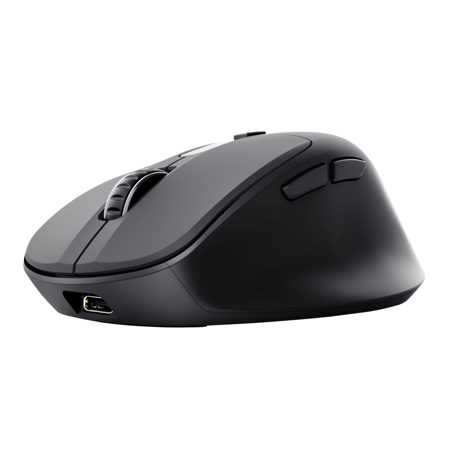 Zevo ratón Universal mano derecha RF Wireless + Bluetooth Óptico 4000 DPI