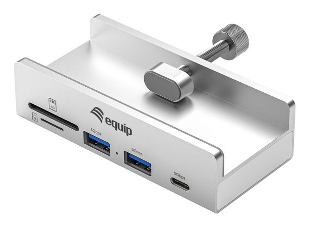 128968 hub de interfaz USB 3.2 Gen 1 (3.1 Gen 1) Type-A 5000 Mbit/s Aluminio