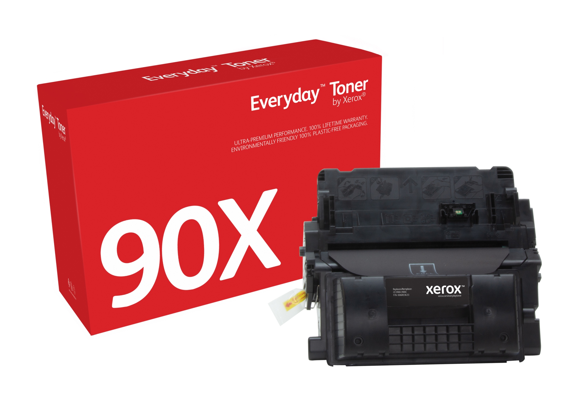 Everyday Toner Everyday Negro di Xerox compatibile con HP 90X (CE390X), Capacidad alta