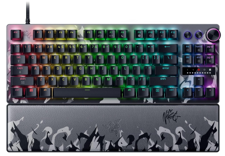 HUNTSMAN V3 PRO TEN 8KHZ NIKO ED teclado Juego USB Negro