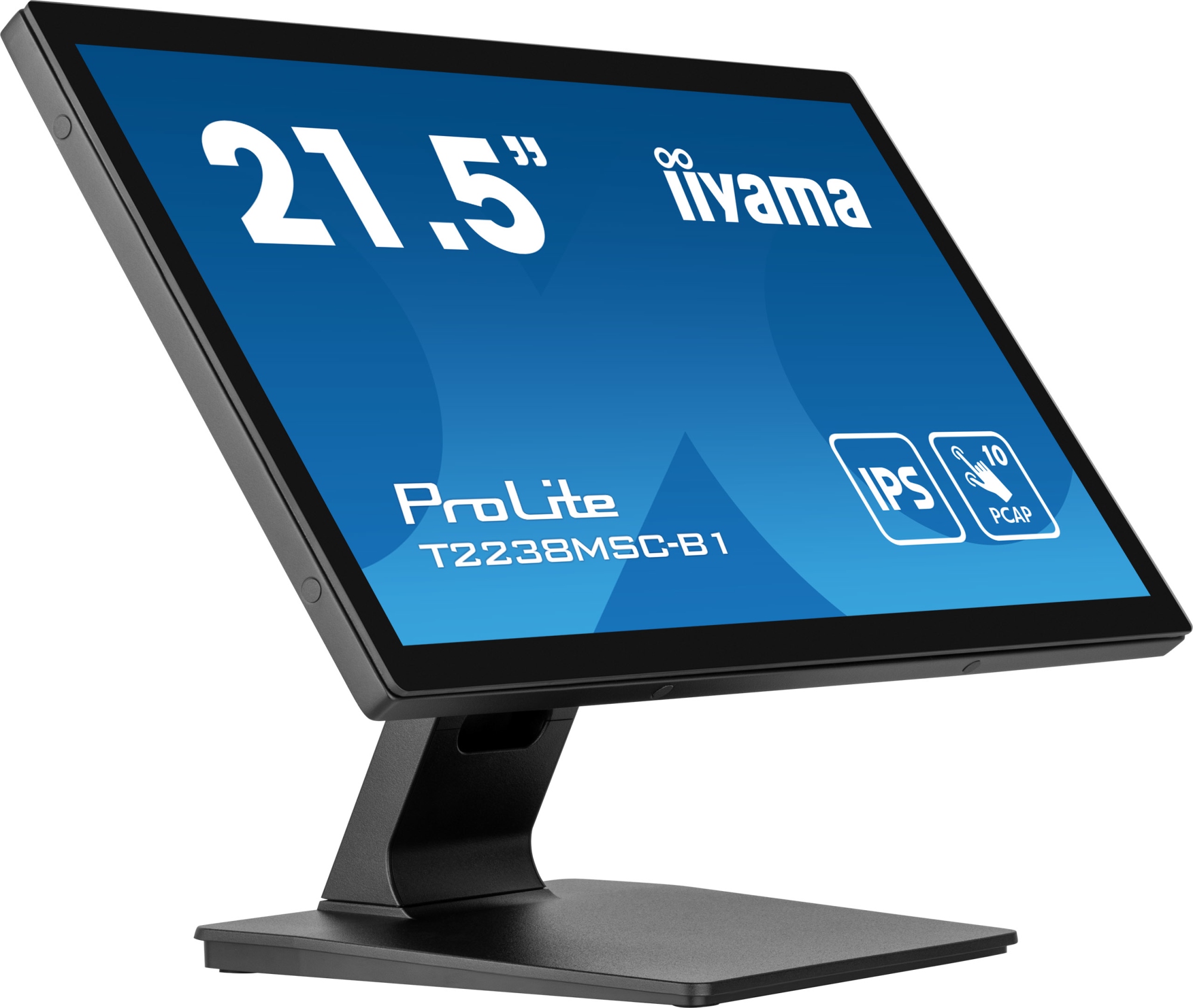 ProLite T2238MSC-B1 pantalla para PC 54,6 cm (21.5") 1920 x 1080 Pixeles Full HD LED Pantalla táctil Negro