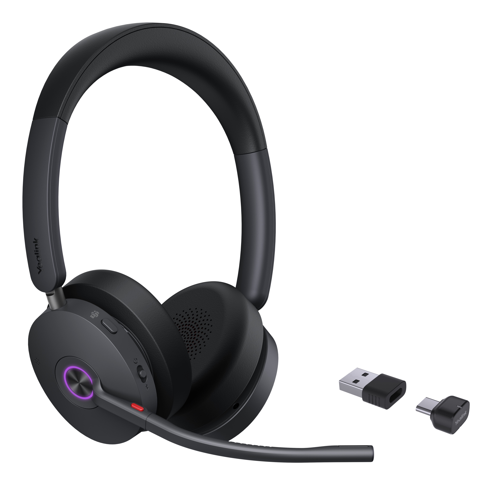 BH74 Teams USB-C/A Auriculares Inalámbrico Diadema Oficina/Centro de llamadas USB Type-C / USB Type-A Bluetooth Negro