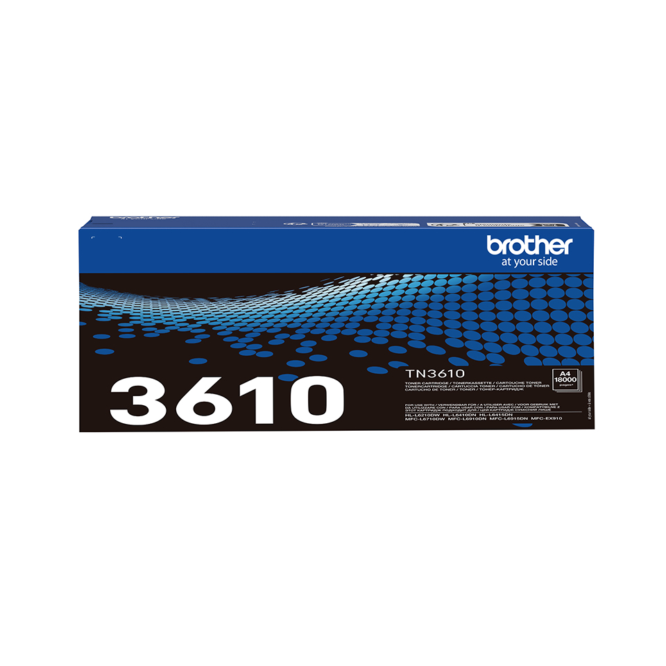 TN-3610 cartucho de tóner 1 pieza(s) Original Negro