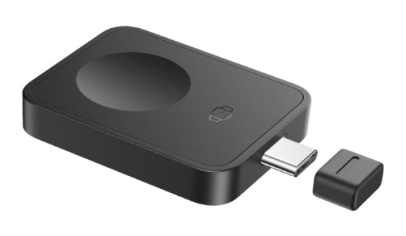 P10264106123-00 cargador de dispositivo móvil Reloj inteligente Negro USB Cargador inalámbrico Carga rápida Interior