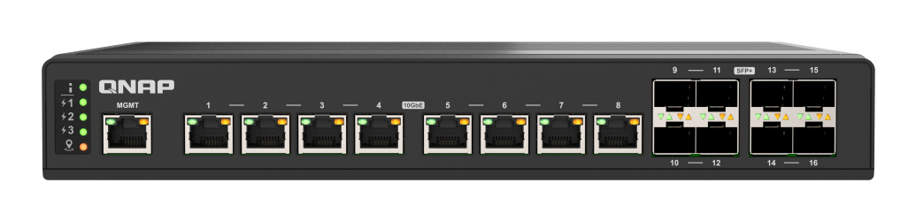 QSW-IM3216-8S8T switch Gestionado L2 10G Ethernet (100/1000/10000) Negro