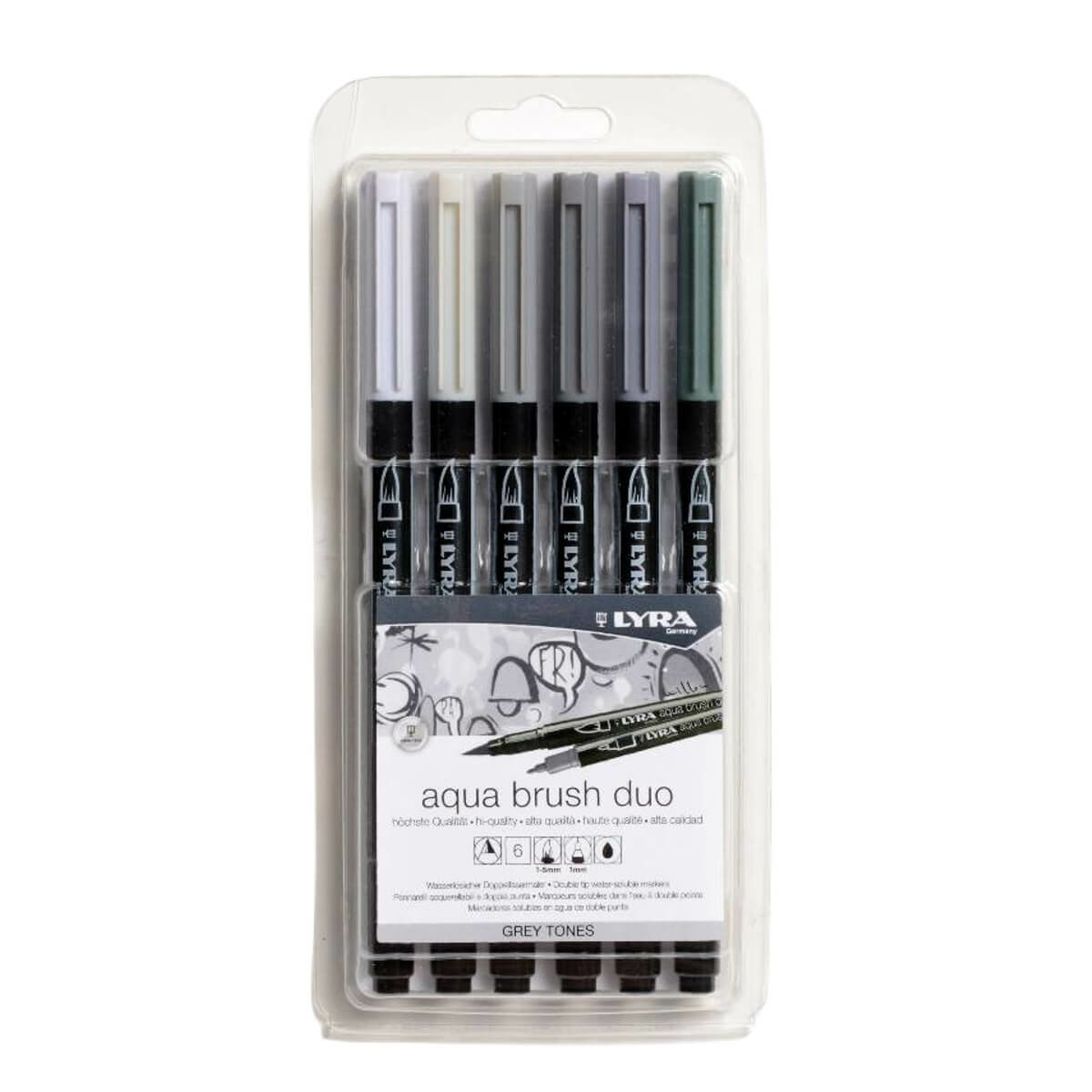 Aqua Brush Duo rotulador Colores surtidos 6 pieza(s)