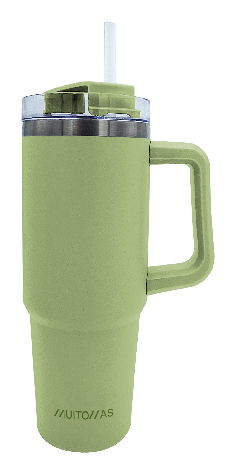 TRAVELMUG900GN taza de viaje 900 ml Verde Acero inoxidable
