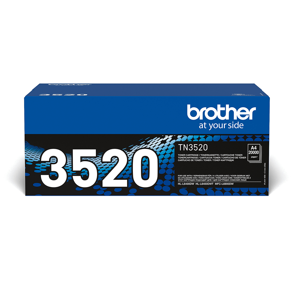 TN-3520 cartucho de tóner 1 pieza(s) Original Negro