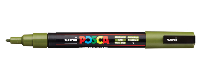 POSCA PC-3M Verde Caqui