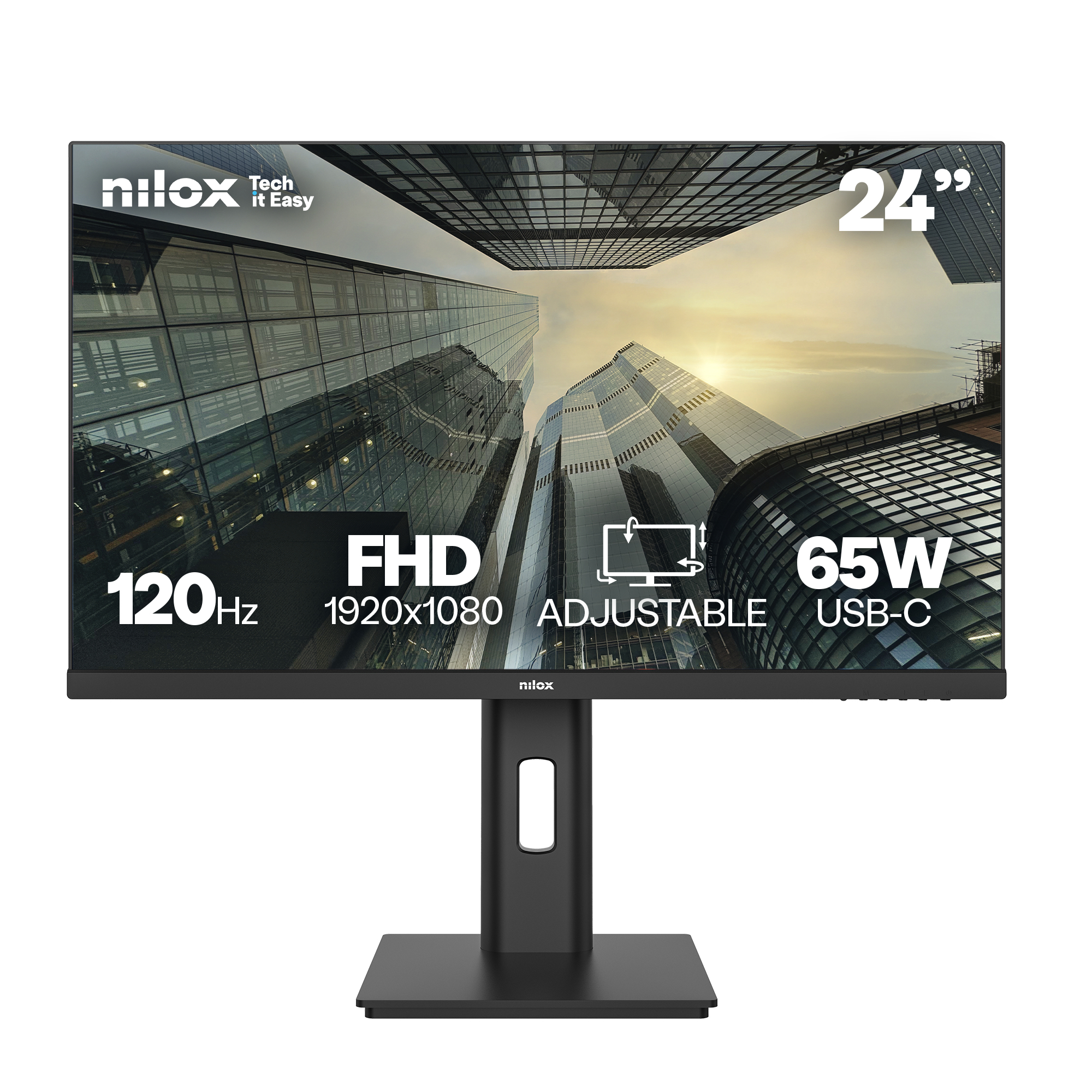 MONITOR 24 IPS 120 HZ FHD pantalla para PC 61 cm (24") 1920 x 1080 Pixeles Full HD Negro