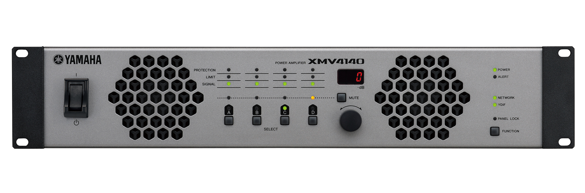 XMV4140 amplificador de audio Rendimiento/fase Negro, Gris