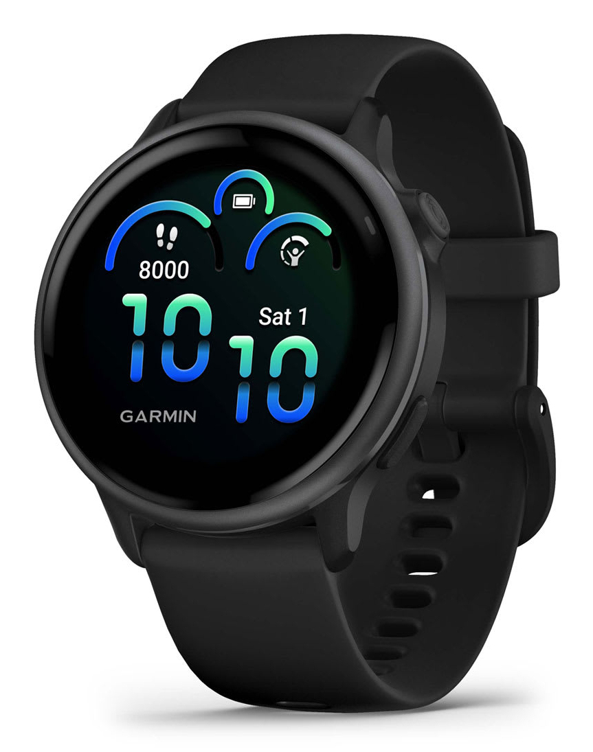 vívoactive 6 3,05 cm (1.2") AMOLED 42 mm Digital 390 x 390 Pixeles Pantalla táctil Negro Wifi GPS (satélite)