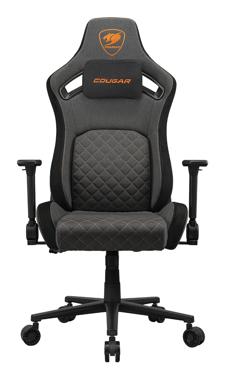 CGR-DFF-GLB Silla para videojuegos de PC Asiento acolchado tapizado Negro, Naranja