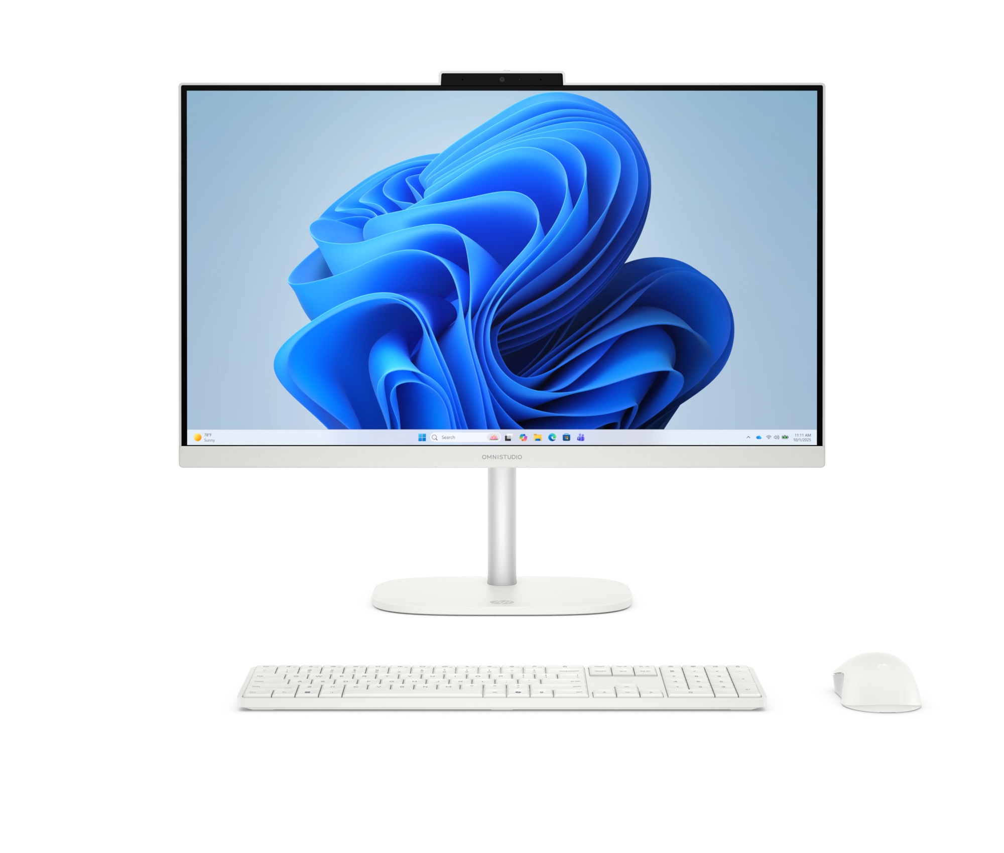 OmniStudio 24-cu0039ns PC Intel Core 5 120U 60,5 cm (23.8") 1920 x 1080 Pixeles PC todo en uno 16 GB DDR5-SDRAM 512 GB SSD Windows 11 Home Wi-Fi 6 (802.11ax) Blanco