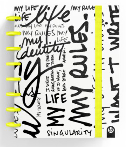 66017080 cuaderno y block A5 80 hojas Amarillo, Negro