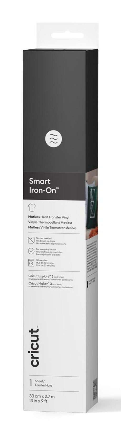 Smart Iron-On Rollo de vinilo de termotransferencia Vinilo de termotransferencia liso 1 hojas