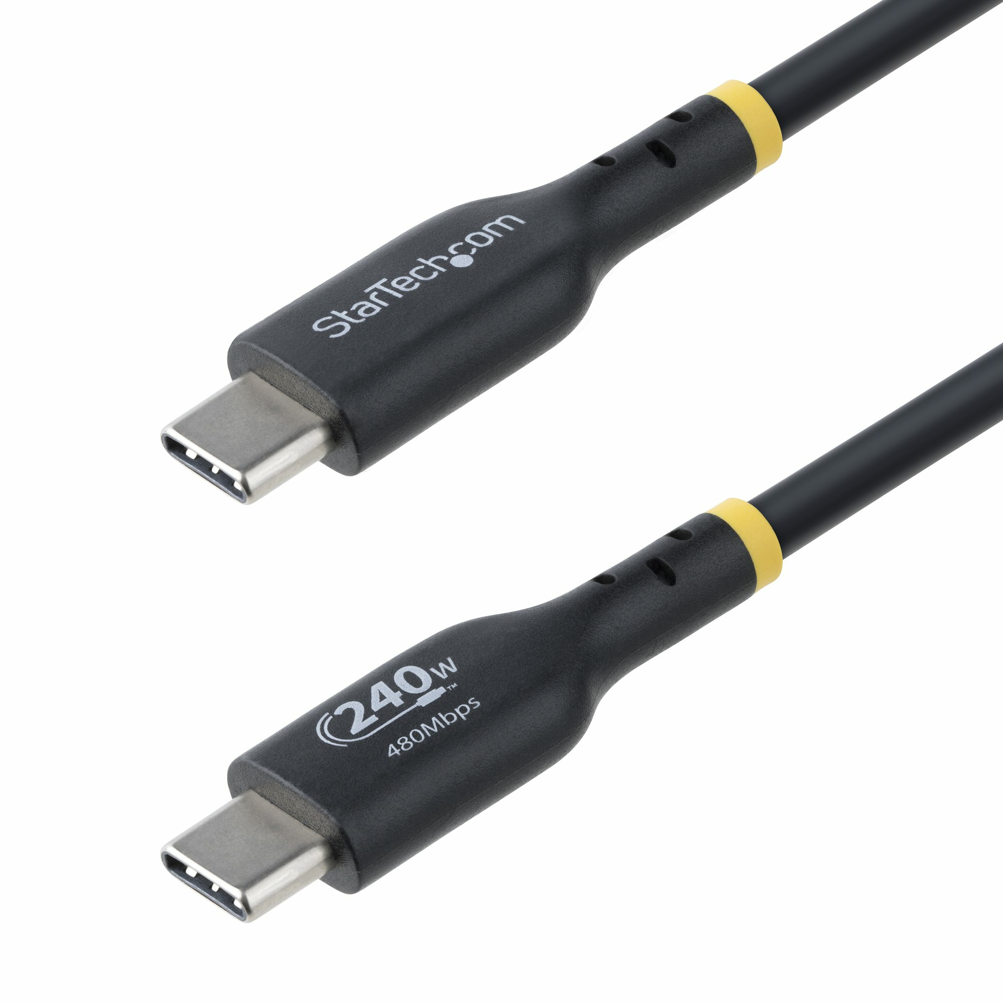 Cable de Carga USB-C de 4m - Cable USB Tipo C - Certificación USB-IF - PD de 240W EPR - Cable USB 2.0 USB-C de Carga para Portátiles - Recubrimiento de TPE - Macho a Macho