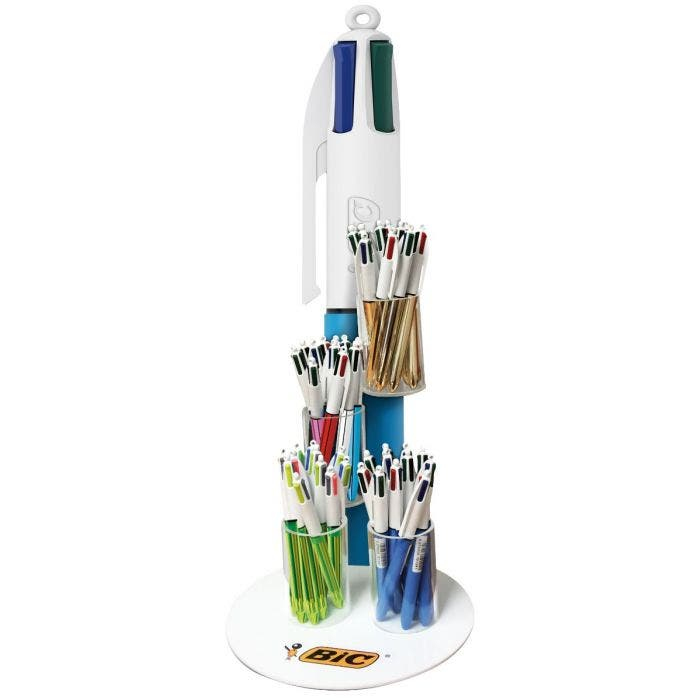 947131 bolígrafo Colores surtidos Bolígrafo de punta retráctil con pulsador Medio 148 pieza(s)
