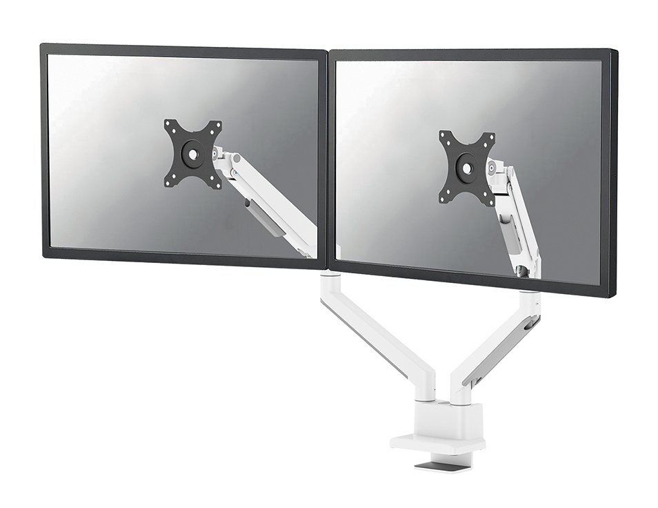 DS70-250WH2 Brazo de monitor 17-32" - resorte de gas - Topfix - Tope-a-180°