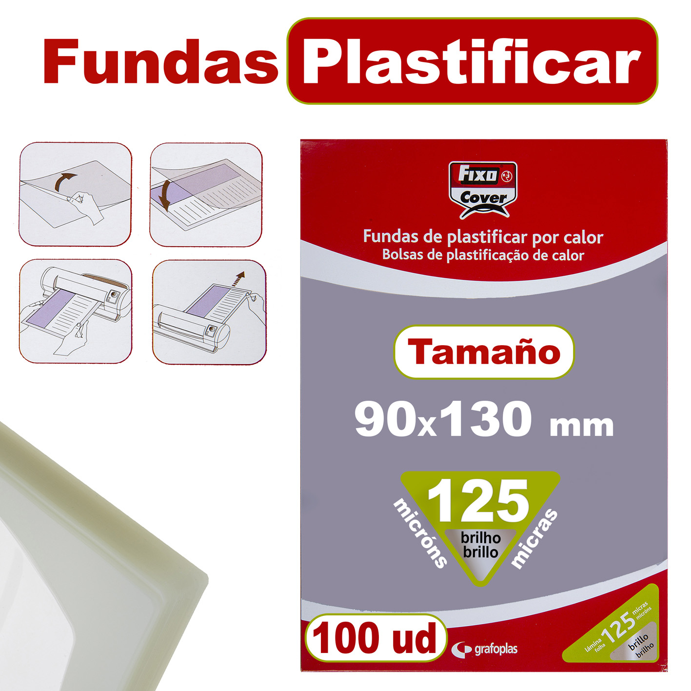 01021500 plastificador 100 pieza(s)