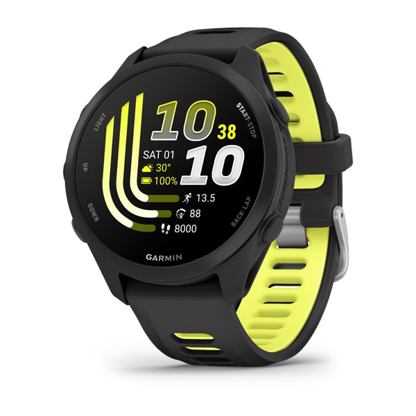Forerunner 170 3,05 cm (1.2") AMOLED 30 mm Digital 390 x 390 Pixeles Pantalla táctil Negro GPS (satélite)