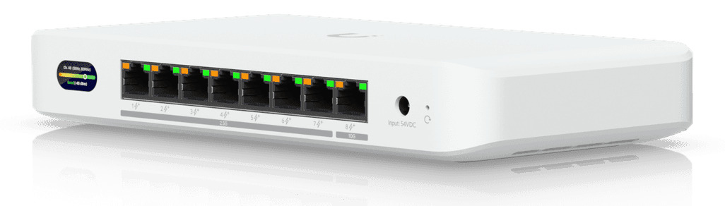 UDB-Switch 2.5G Ethernet (100/1000/2500) Energía sobre Ethernet (PoE) Blanco