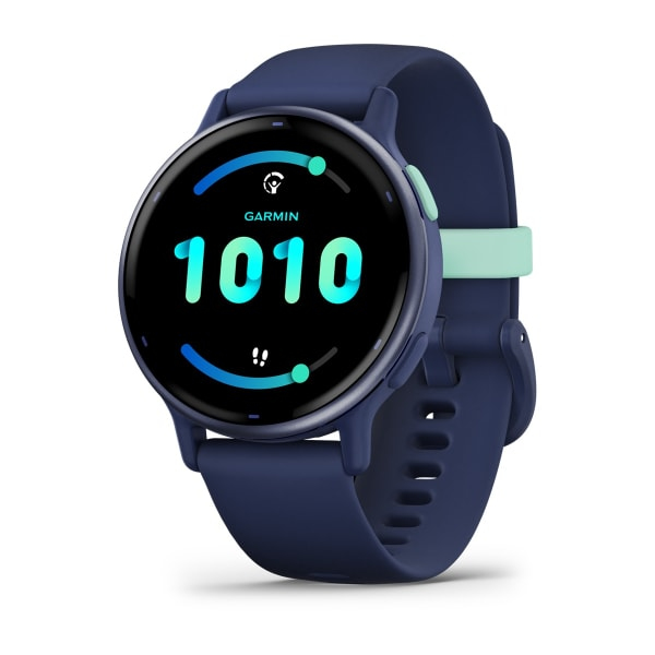 Vivoactive 5 3,05 cm (1.2") AMOLED 42 mm Digital 390 x 390 Pixeles Pantalla táctil Azul Wifi GPS (satélite)
