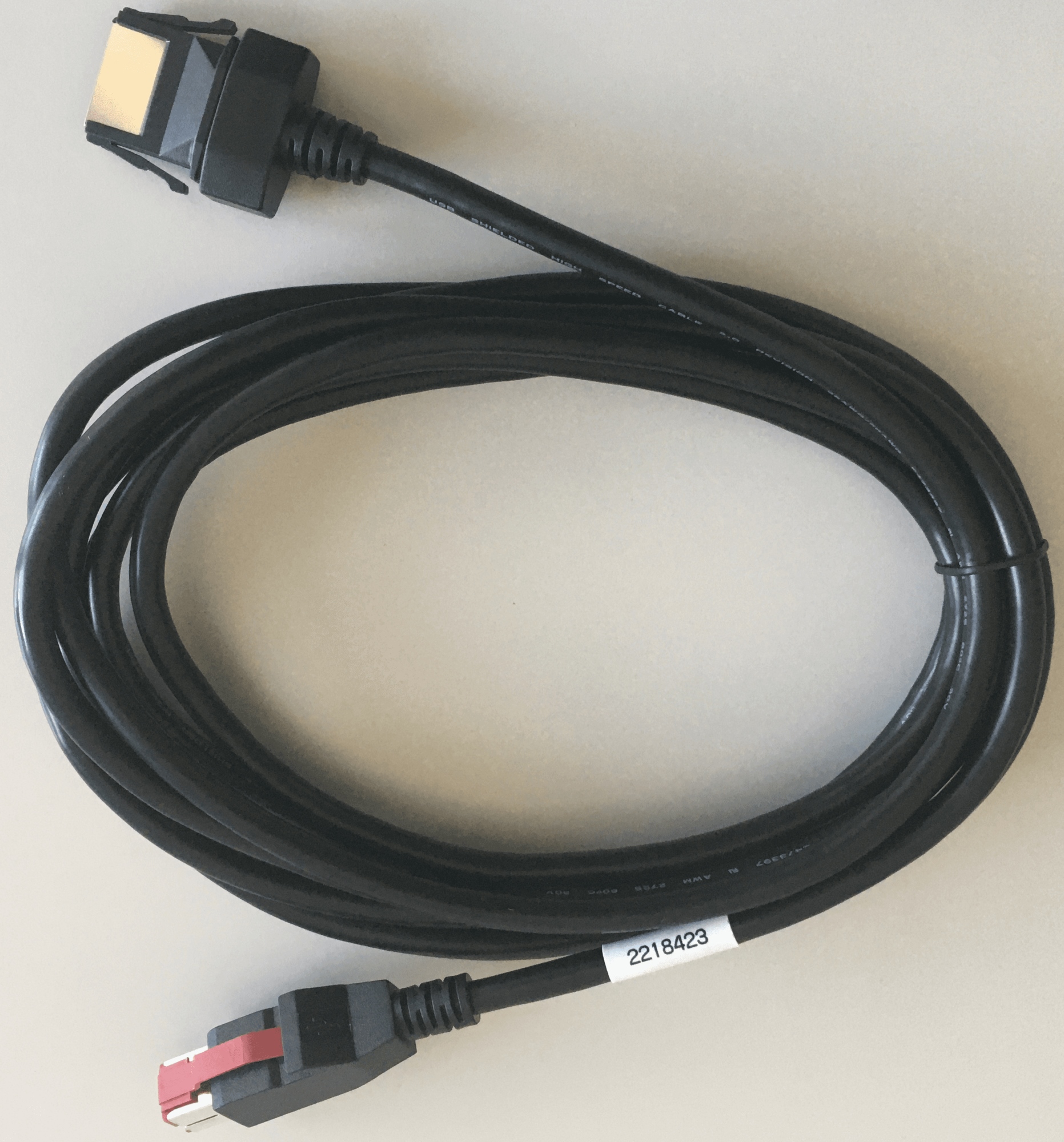 2218423 cable USB 3,65 m USB A Negro