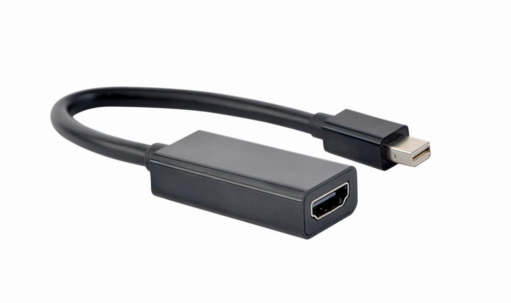 A-mDPM-HDMIF4K-01 0,15 m Mini DisplayPort HDMI Negro