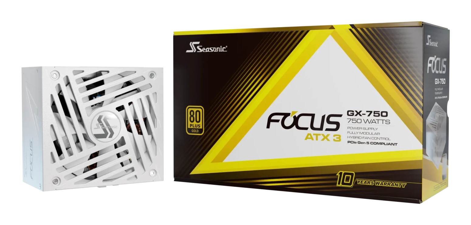 Focus GX unidad de fuente de alimentación 750 W 24-pin ATX ATX Blanco