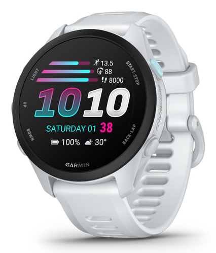 Forerunner 70 3,05 cm (1.2") AMOLED 43 mm Digital 390 x 390 Pixeles Pantalla táctil Blanco GPS (satélite)
