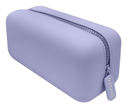 SILPENCASEXLVL caja de lápices Estuche suave Silicona Lila