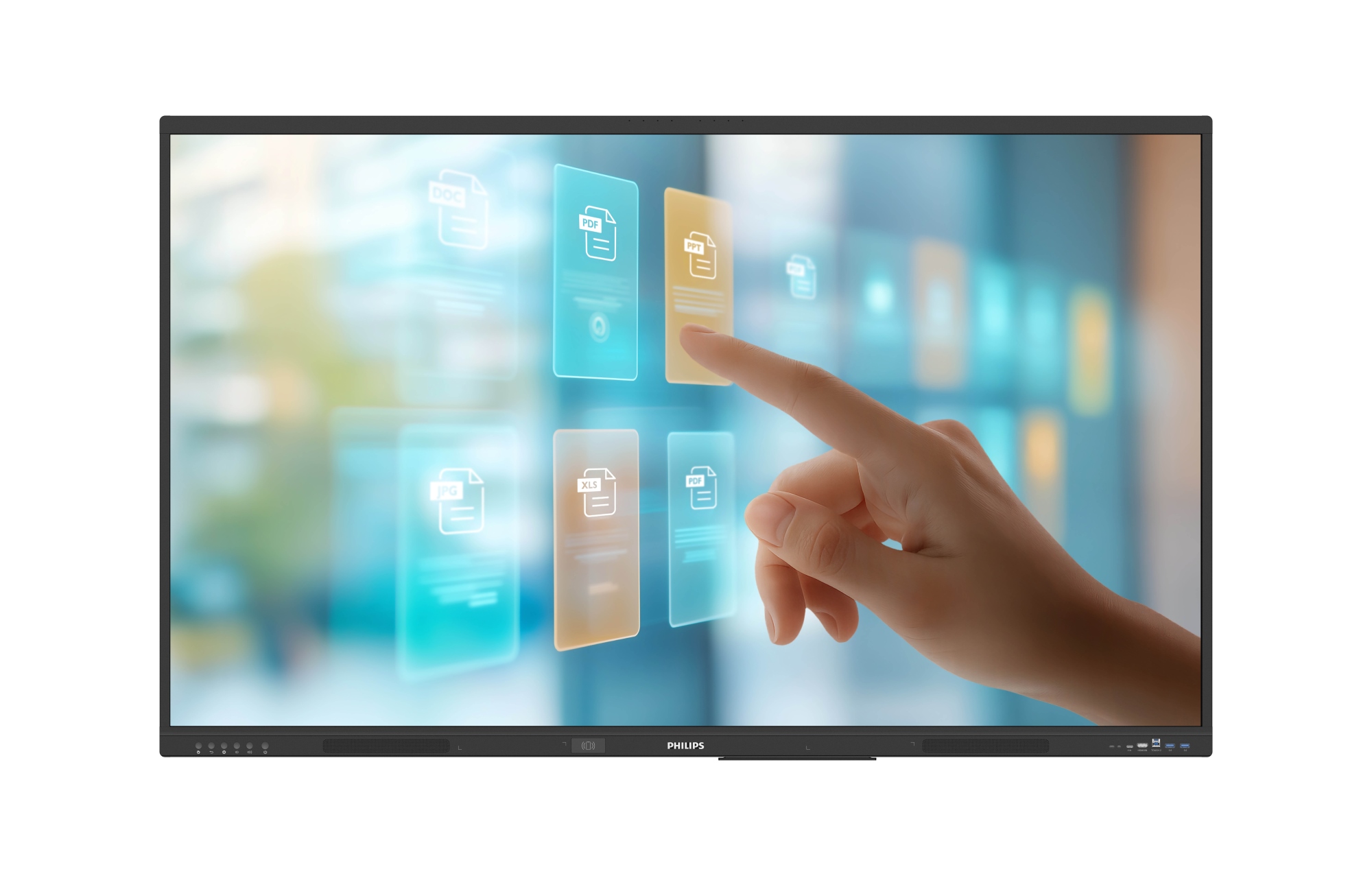 65BDL4252E Panel plano interactivo 165,1 cm (65") LCD Wifi 400 cd / m² 4K Ultra HD Negro Pantalla táctil Procesador incorporado Android 14 18/7