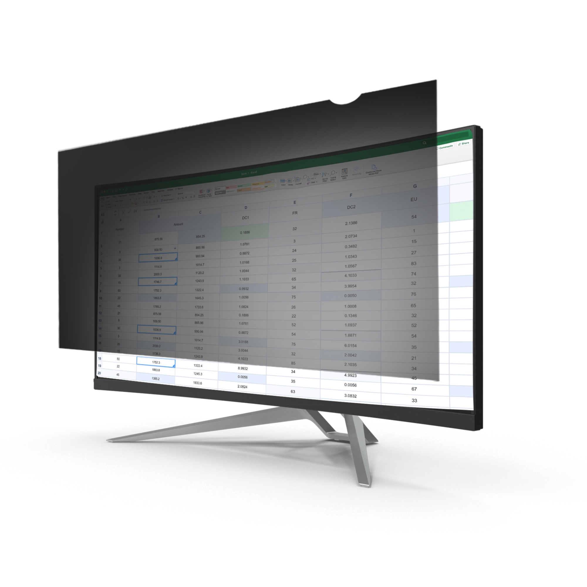 Filtro de Privacidad para Monitores Ultra Anchos de 34 Pulgadas - Pantalla de Privacidad - para Reducir la Luz Azul - 21:9 - Mate o Brillante - con Ángulo de Visión de +/-30 Grados