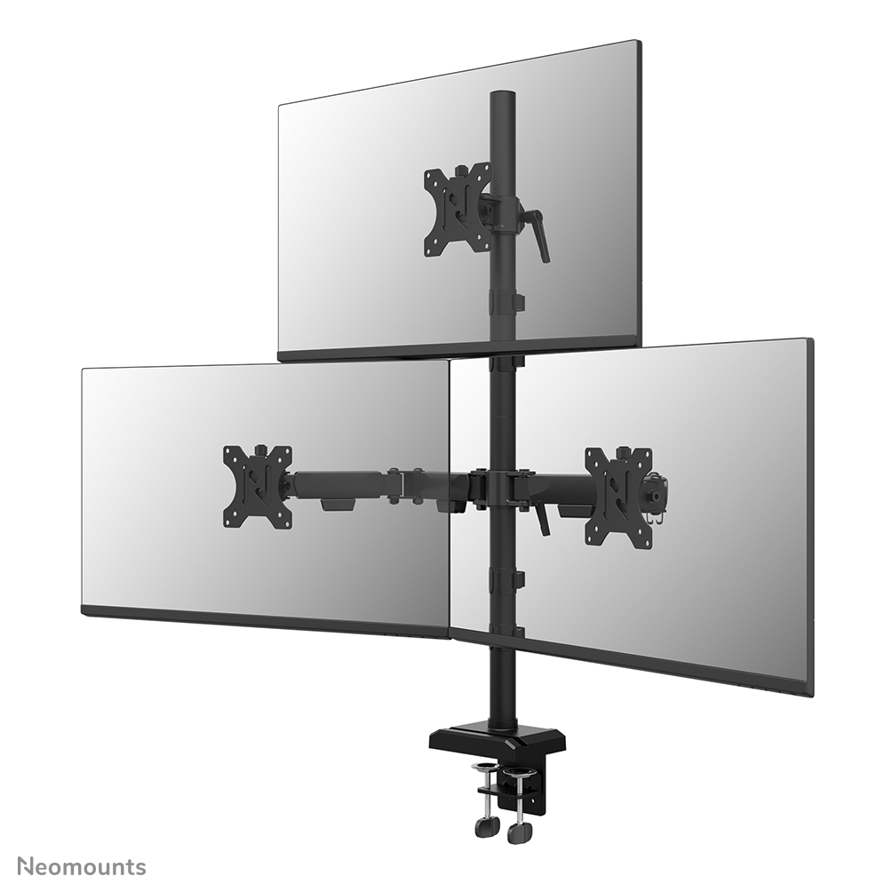 DS60-600BL2-1 Soporte de monitor triple 10-32"