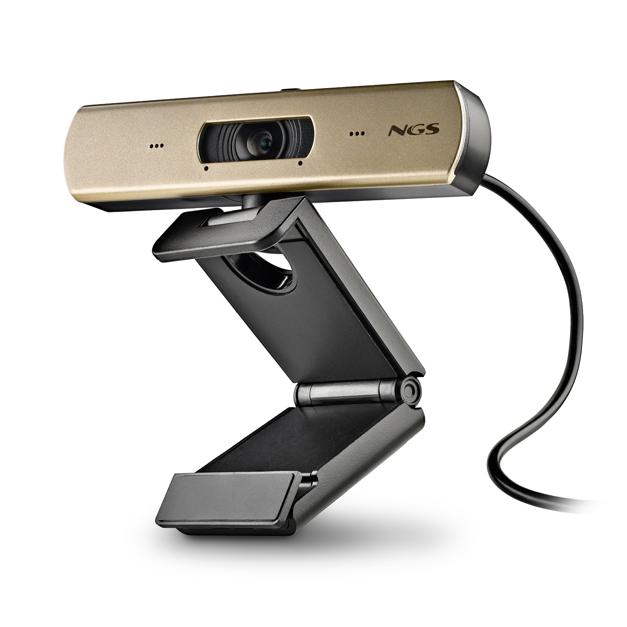 XPRESSCAM 4000 cámara web 12 MP 3840 x 2160 Pixeles USB 2.0 Negro, Oro