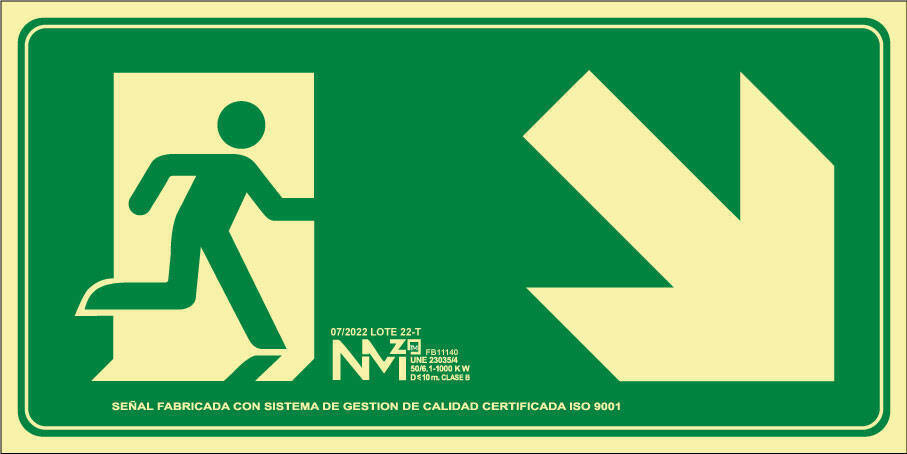 6170-02H VE Placa de señal de seguridad 1 pieza(s)