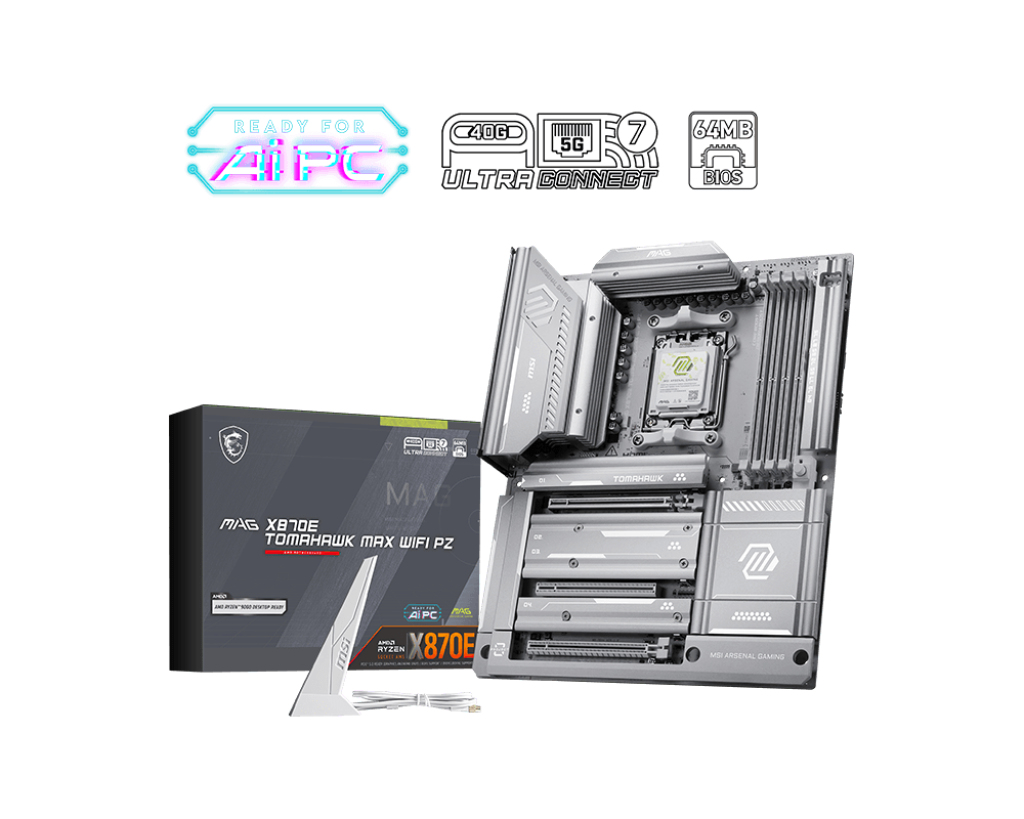 MAG X870E TOMAHAWK MAX WIFI PZ placa base AMD X870E Zócalo AM5 ATX