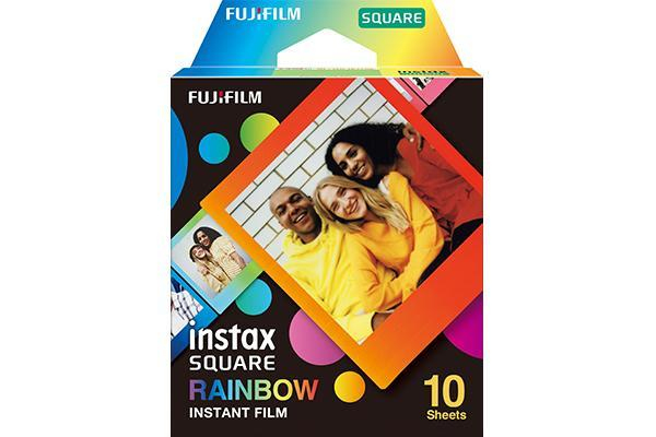 Instax Film 10 Shots SQUARE - Rainbow película instantáneas 10 pieza(s) 86 x 72 mm