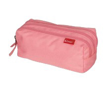 400195239 caja de lápices Estuche suave Poliéster Rosa 400195239 - Pack de 5 unidades