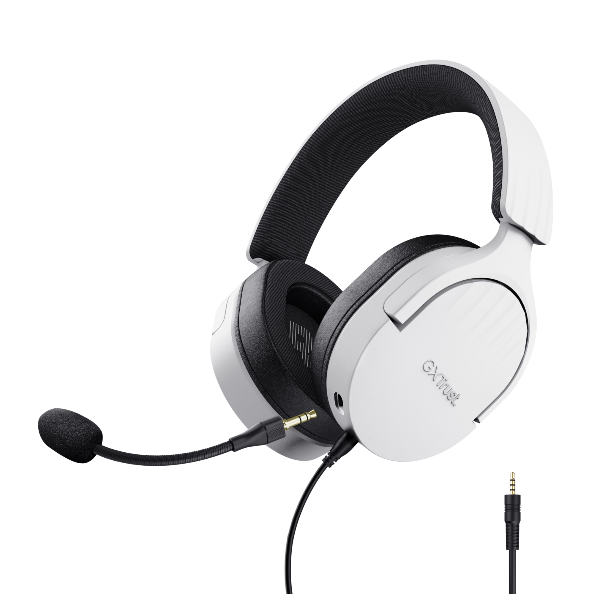 GXT 489W FAYZO Auriculares Alámbrico Diadema Juego Negro, Blanco