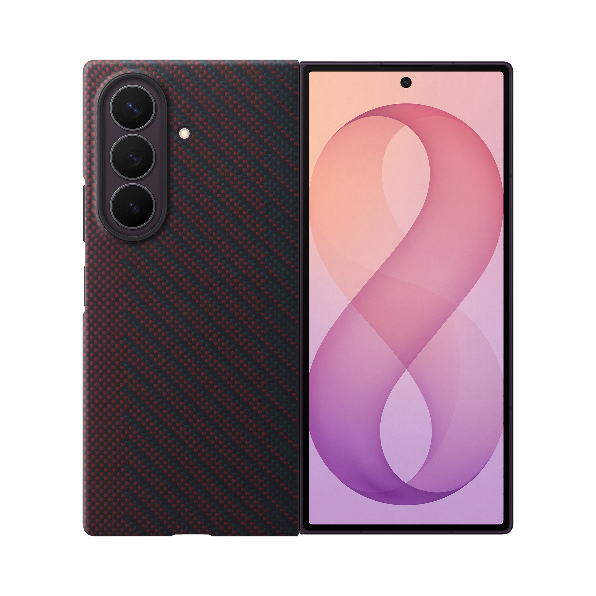 EF-KF976SREGWW funda para teléfono móvil 20,3 cm (8") Rojo