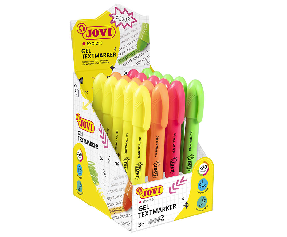 1829 marcador permanente Verde, Naranja, Rosa, Amarillo 20 pieza(s)