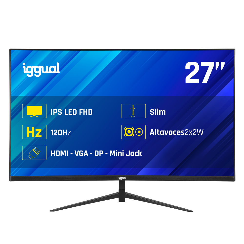 Monitor 27" 1ms FHD 120Hz VGA HDMI DP MM