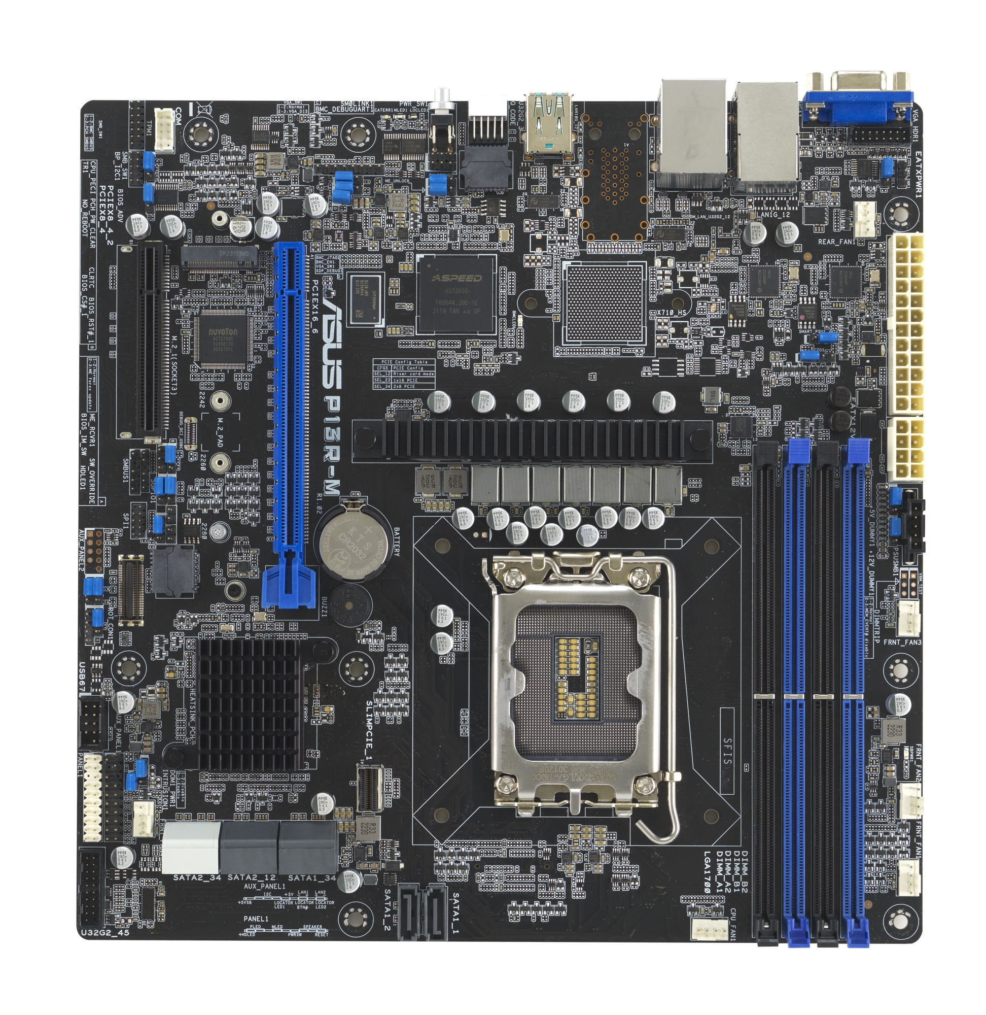 P13R-M Intel C262 LGA 1700 micro ATX