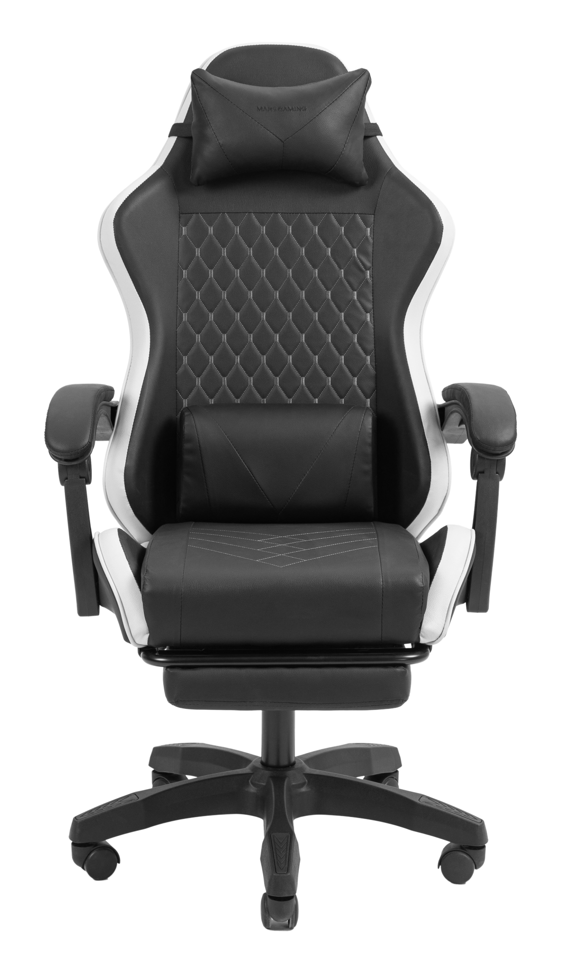 MGC-X Silla para videojuegos de PC Asiento acolchado Negro, Blanco