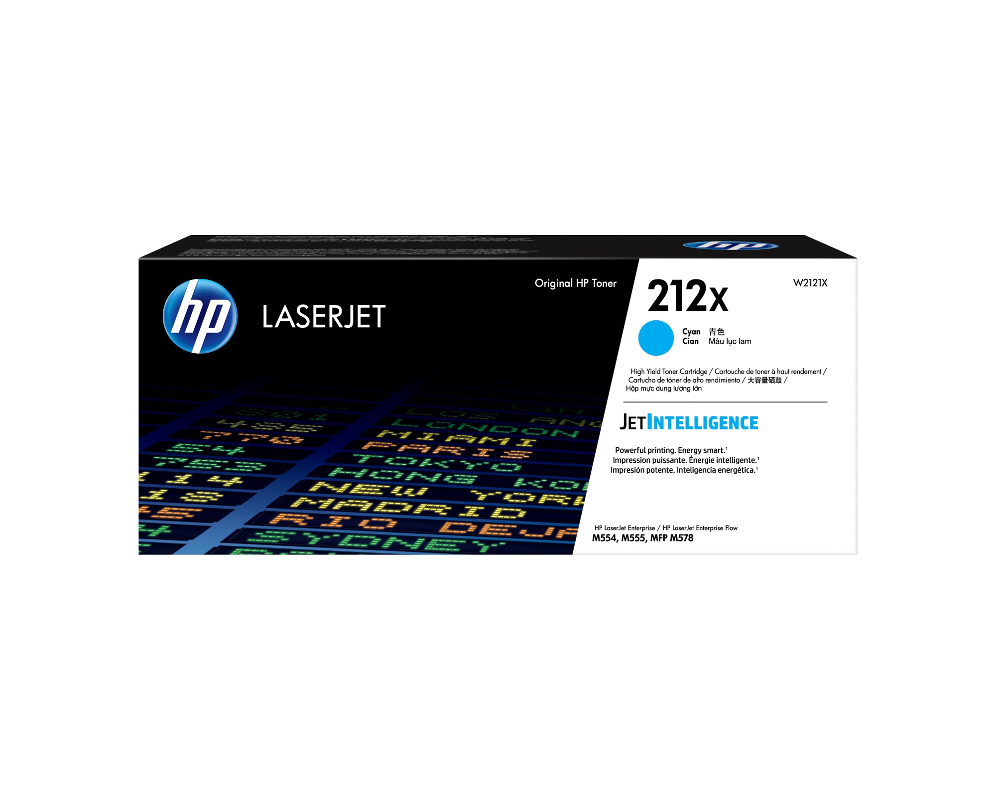 Cartucho de tóner Original LaserJet 212X cian de alta capacidad