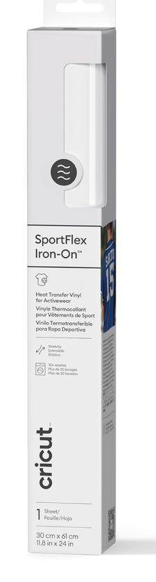SportFlex Iron-On Permanente Blanco